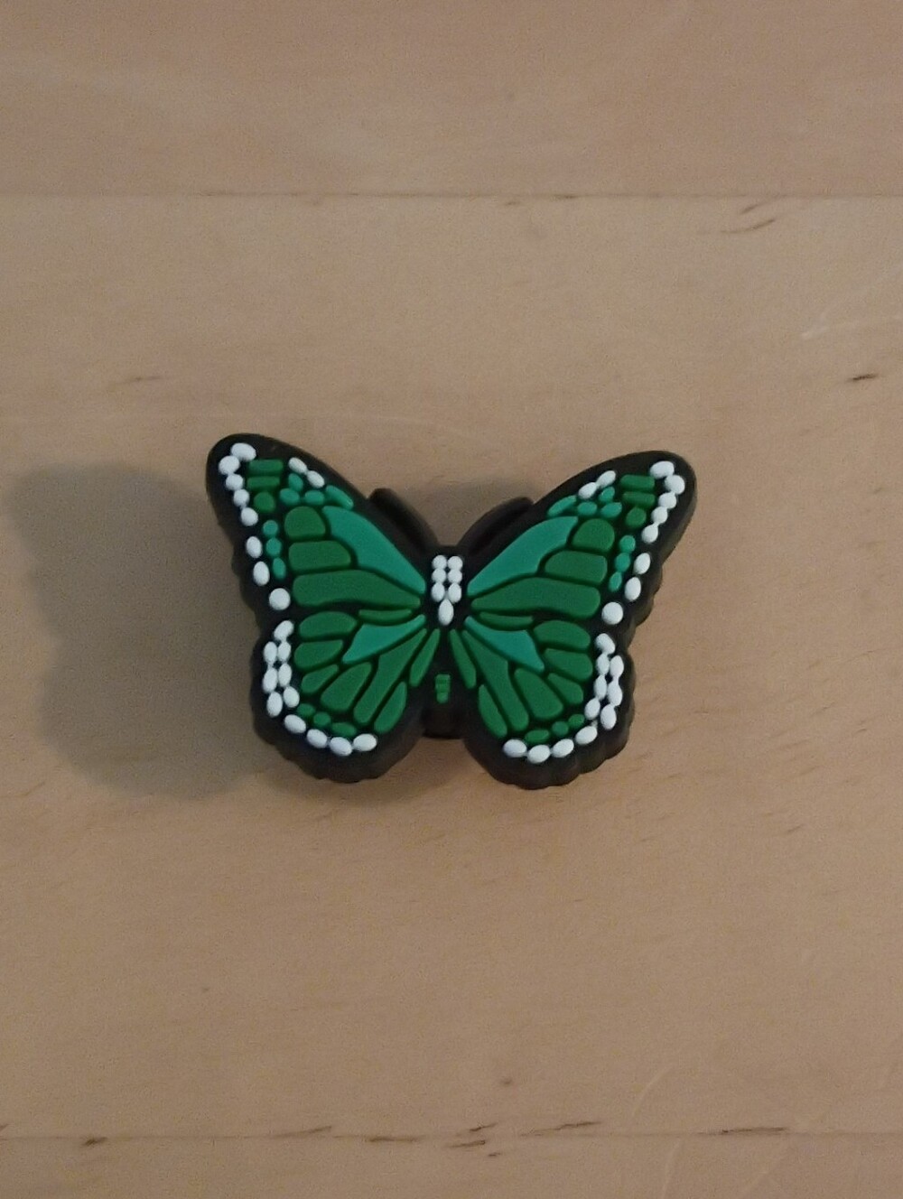 10 for $10 Jibbitz Croc Charms - Green & White Butterfly - New Shoe Charms